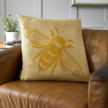The Lyndon Company Acrylic Reversible Cushion - Bee
