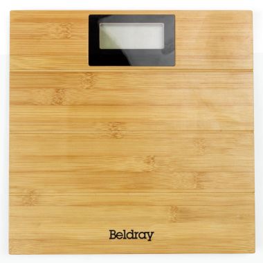 Beldray Bamboo Digital Bathroom Scales