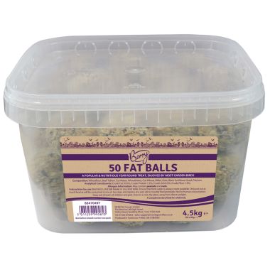 Berry Natural Fat Balls Tub - 50 Pack