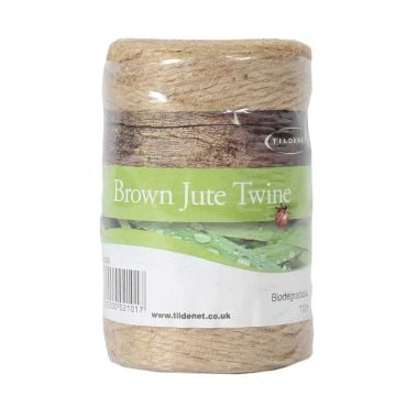 Tildenet Brown Biodegradable Jute Twine - 110m