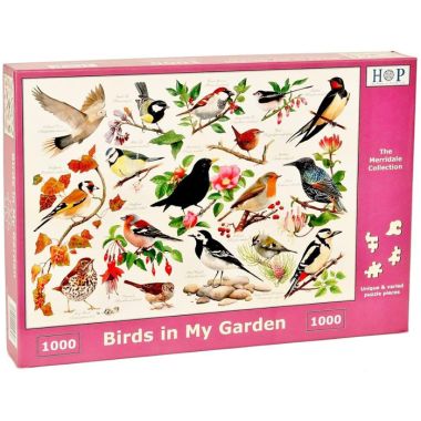 House Of Puzzles The Merridale Collection MC471 Birds In My Garden Jigsaw Puzzle - 1000 Piece