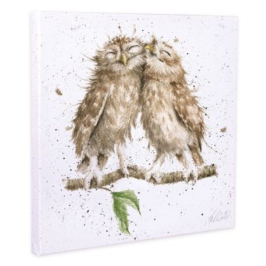 Wrendale Designs ‘Birds of a Feather’ Canvas - 20cm
