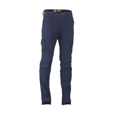Bisley Workwear Men’s Flex & Move Stretch Utility Cargo Trousers – Navy