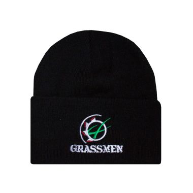 Grassmen Beanie Hat - Black