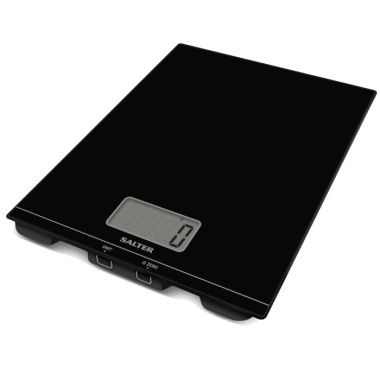 Salter Glass Electric Kitchen Scale - Black