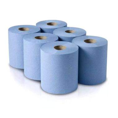 Blue Paper Roll - 6 Pack