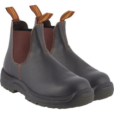 Blundstone Men's 192 Safety Dealer Boots - Stout Brown