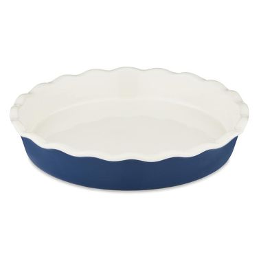 Barbary & Oak Foundry Ceramic Pie Dish, 27cm – Limoges Blue