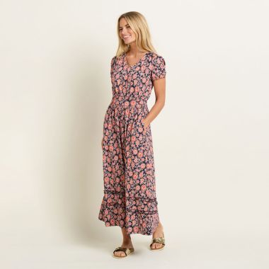 Brakeburn Women's Boho Floral Maxi Dress - Multi