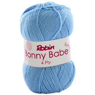 Robin Bonny Babe 4 Ply Wool, 439m - Blue Mist