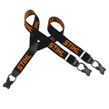 Stihl Braces with Buttons – Black