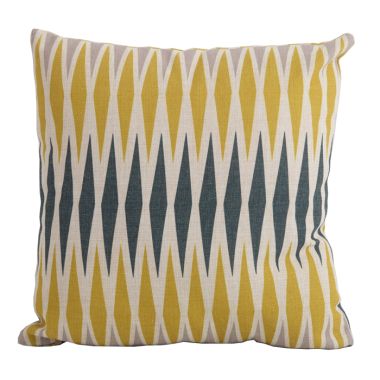 Bramblecrest Square Scatter Cushion - Harlequin Yellow
