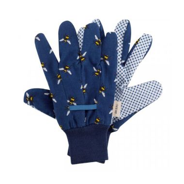 Briers Cotton Grip Bees Gloves, Medium – Pack of 3