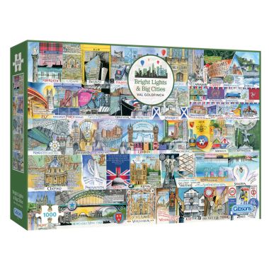 Gibsons Bright Lights and Big Cities Jigsaw Puzzle - 1000 Piece