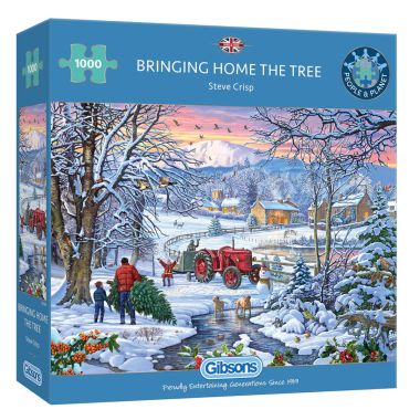 Gibsons Bringing Home The Tree Jigsaw Puzzle - 1000 Pieces