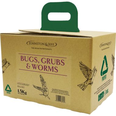 Johnston & Jeff Bugs Grubs and Worms – 1.5kg Eco Pack
