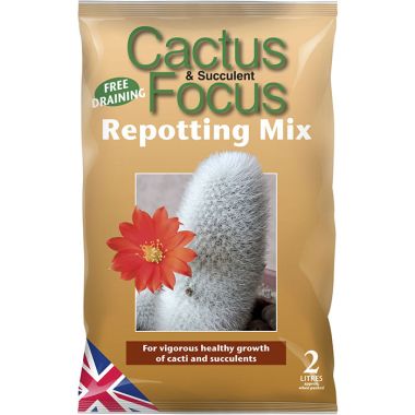 Growth Technology Cactus Focus Peat Free Repotting Mix - 2L