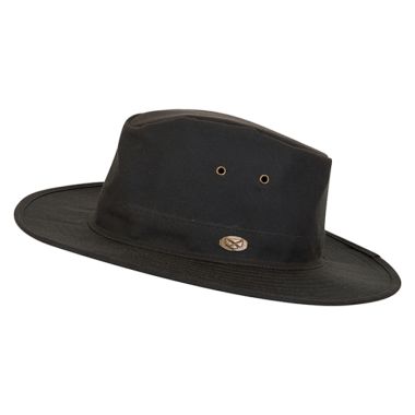 Hoggs of Fife Caledonia Waxed Hat - Olive