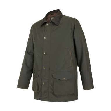 Hoggs of Fife Caledonia Wax Jacket - Antique Olive