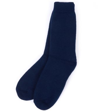 Barbour Wellington Calf Socks - Navy