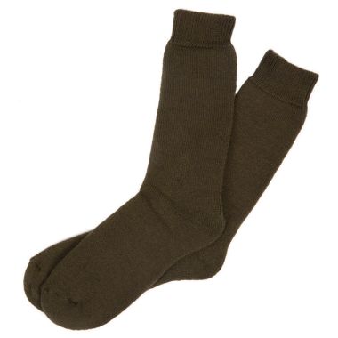 Barbour Wellington Calf Socks - Olive