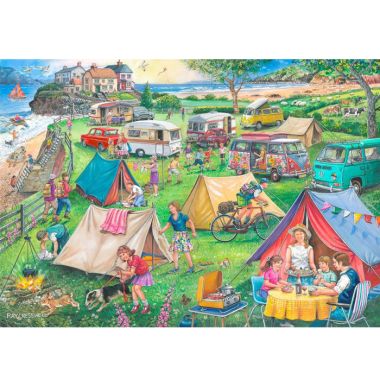 House Of Puzzles Find The Differences Collection MC391 Camping Jigsaw Puzzle - 1000 Piece