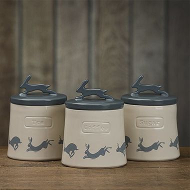 The English Tableware Company Artisan Hare Sugar Canister