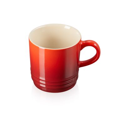 Le Creuset Stoneware Cappuccino Mug, 200ml - Cerise