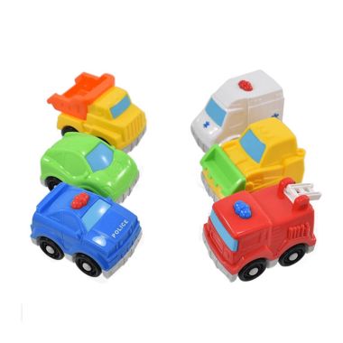 KandyToys Multi Coloured Vehicle Play Set – 6 Pack