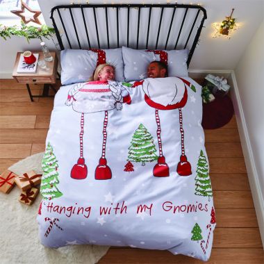 Catherine Lansfield ‘Hanging With My Gnomies’ Duvet Set
