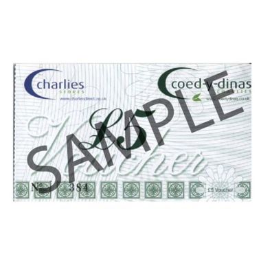 Charlies Stores Ltd Gift Voucher - £5