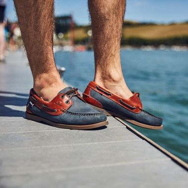 Chatham Men’s Bermuda II G2 Boat Shoes – Navy