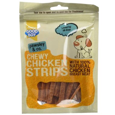 Good Boy Chewy Chicken Strips, 100g - 10 Pack