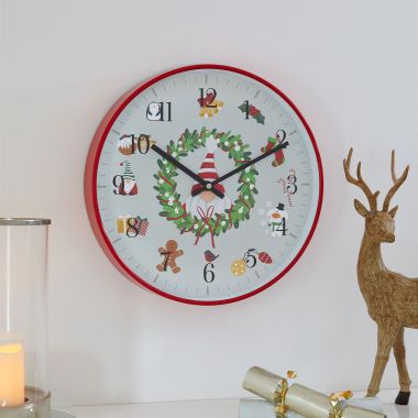 Christmas Clock - 30cm