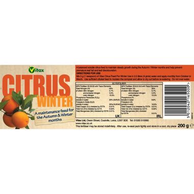 Vitax Citrus Winter Feed – 200g