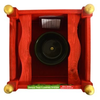 AFK Classic Wooden Christmas Tree Stand - Red