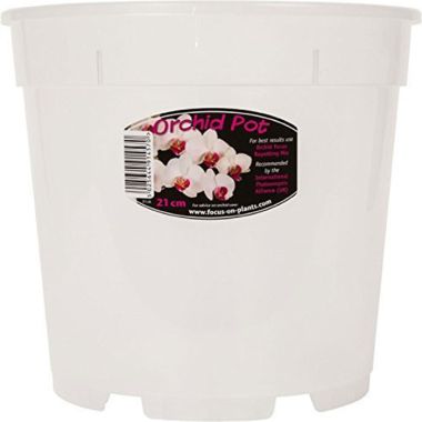 Growth Technology Orchid Pot, 21cm - Clear