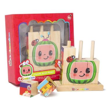 Cocomelon Wooden Stacking Block Puzzle