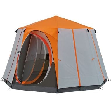 Coleman Cortes Octagon 8 Man Tent - Orange