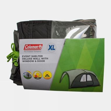 Coleman Event Shelter Deluxe, XL - 15ft x 15ft - Sunwall with Window and Door