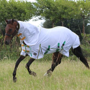 Gallop All in One Combo Fly Rug - White