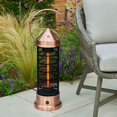 Kettler Kalos Copper Lantern Patio Heater - 1500W