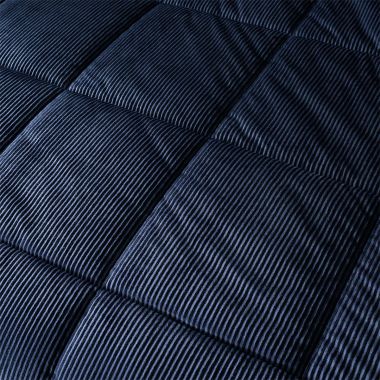 Catherine Lansfield Cosy Cord Coverless Duvet - Navy 