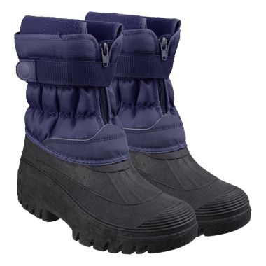 Cotswold Chase Snow Boots - Navy