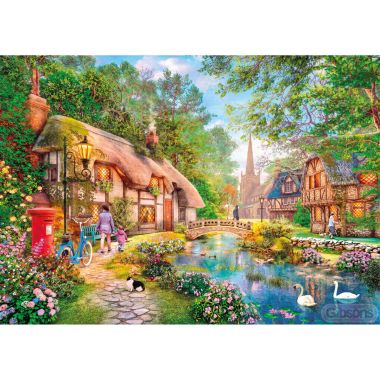 Gibsons Cottageway Lane Jigsaw Puzzle - 500 Piece
