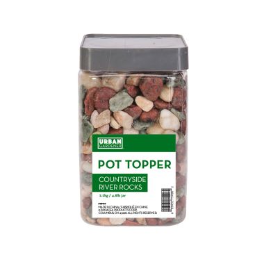 Plant Pot Toppers - Countryside River Rocks, 2.2kg