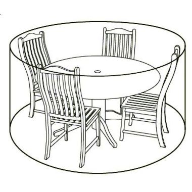 LG Outdoor 4 Seater Round Dining Set Deluxe Protective Cover