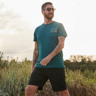 Craghoppers Men's Lucent Short Sleeved T-Shirt - Deep Ocean Green