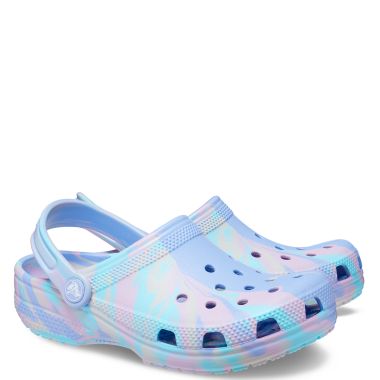 Crocs Children's Classic Marbled Clogs - Moon Jelly