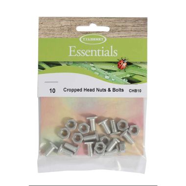 Tildenet Cropped Head Nuts & Bolts – 10 Pack